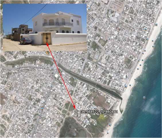 Ortslage in Korba-fern