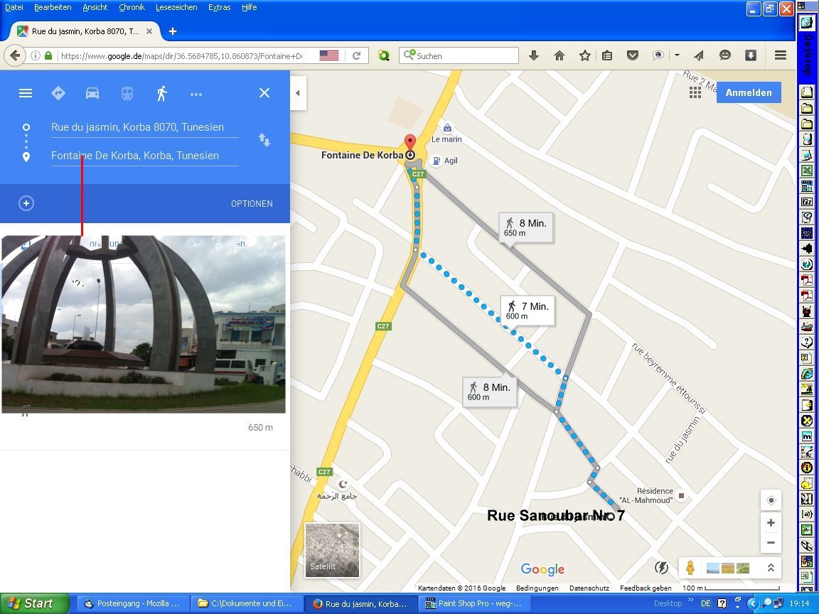 Wegbeschreibung Karte